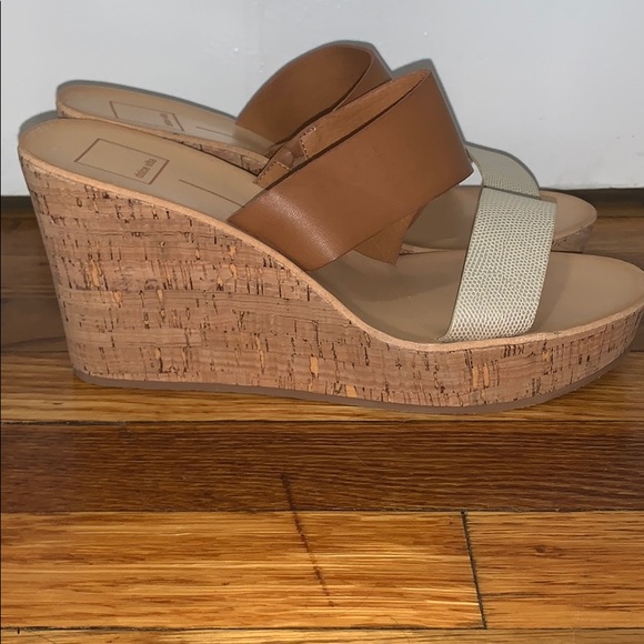 Dolce Vida pimms cork wedge sandals size 10 - Picture 3 of 5
